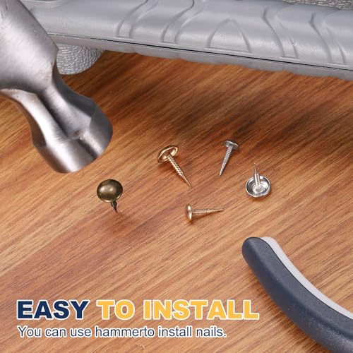 uxcell 100Pcs Upholstery Nails, 9x16.3mm Upholstery Tacks Furniture Tacks - color: Bronze, size: 9x16.3mm