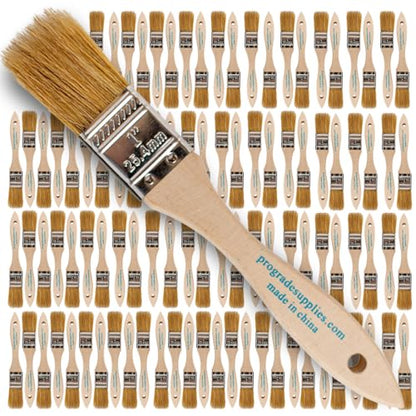 Pro Grade 1" Chip Brushes, Disposable Paint Brushes, for Touch Up, 96 Pack