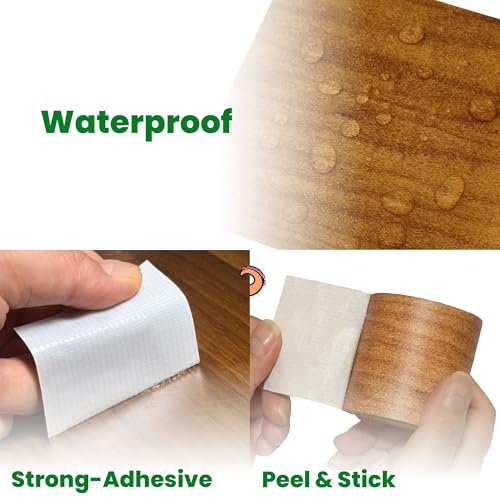 ECOHomes Wood Grain Repair Tape (Wheat Maple, 2.25 Inch x 15 Feet) - color: Wheat Maple, size: 2.25 Inch By 15 Ft
