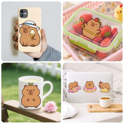 Peacoblue Capybara Rub On Transfers for Craft, Transfer Sticker - style: Capybara