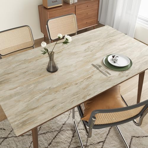 VEELIKE Slate Beige Marble Contact Paper for Countertops Peel and Stick Waterproof Onyx Marble Wallpaper 15.7''x118'' Self Adhesive Countertop Contact Paper for Kitchen Bathroom Counters Table Desk - size: 15.7" x 118"