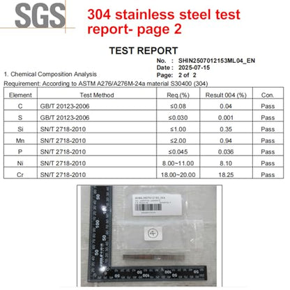20 Gauge 304 Stainless Steel T/50 Staples, 3/8" Crown, 1008-Pack - size: 3 sizes --1008 pcs