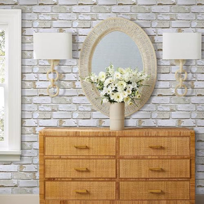 Commomy 3D Brick Wall Panels Peel and Stick 10 pcs 11.8" x 11.8" - color: Brick-UY