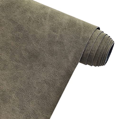 XHT 30 x 135 cm Suede PU Faux Leather Fabric, Soft Smooth Crafts Synthetic Fabric for DIY Handicraft Wallets Bags Making (Dark Green) - color: Dark Green