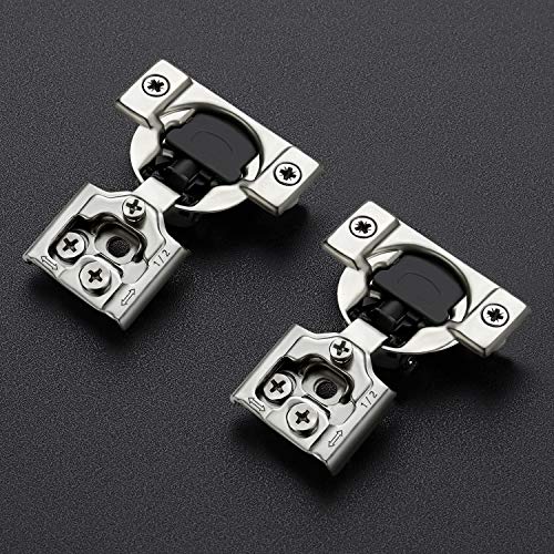 Ravinte 1/2 Inch Overlay Soft Close Hinge Kitchen Cabinet Hinges 50 Pack - size: 1/2 inch Overlay