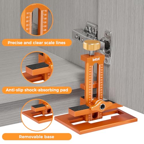 Imbot Cabinet Door Mounting Jig 3-in-1 Aluminum Extended Version - size: Extended Version