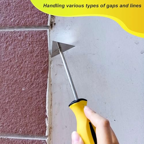 2" Heavy-Duty Triangular Scraper, Stainless Steel Paint & Adhesive Remover