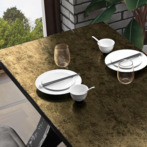 Livelynine 24x197" Gold Wallpaper Peel and Stick Textured Metallic Accent Wallpaper for Living Room Bathroom Kitchen Cabinets Fridge Luxury Black Gold Contact Paper Drawer Liner Shelf Waterproof Vinyl - size: 24x197 Inch