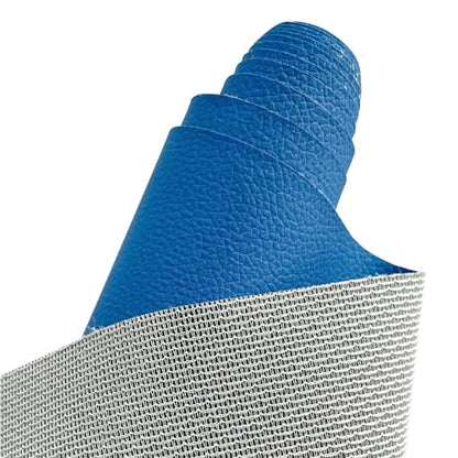 Blue Soft Faux Leather Fabric 0.5mm Pleather Marine Vinyl Fabric for Home Furniture Upholstery Sofa, Car Seat, Sewing Crafts, DIY Handicrafts, 100x160cm - color: Blue