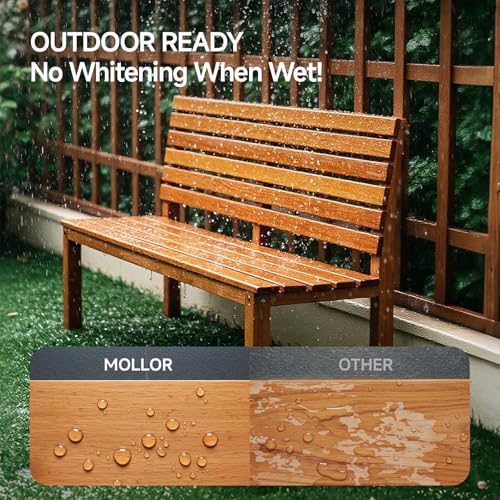 16 Oz Wood Stain and Sealer in One, Black Walnut, with Tools - color: Black/Walnut, size: 16 FL.OZ