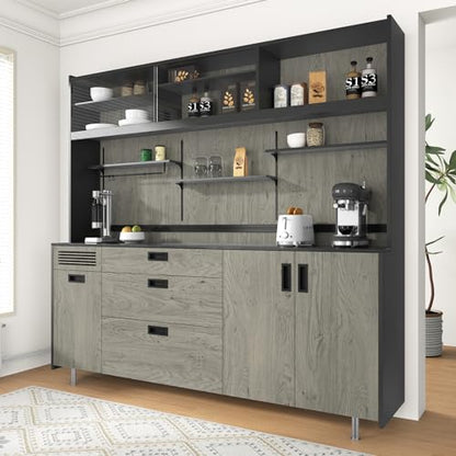 WESTICK Light Brown Wood Look Contact Paper Self Adhesive Wooden Wallpaper Peel and Stick Countertops Wood Grain Contact Paper for Kitchen Cabinet and Drawers Removable Wooden Vinyl Wrap 15.8" x 393" - color: 3.brown, size: 15.8" x 394"