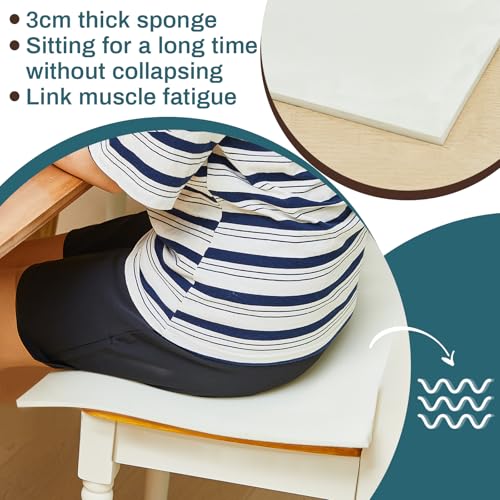 Frienda 1 Pack 144" x 16" x 0.4" Upholstery High Density Craft Foam, White - color: White, size: 144" x 16" x 0.4"