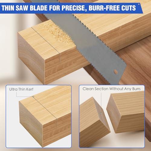 Japanese Pull Saw Set, 9.5" & 11.5" Double Edge Flush Cut Saw