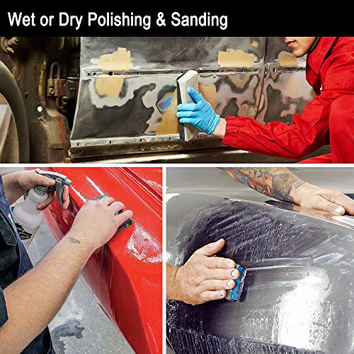 9x11 inch 5 Sheets Sandpaper, Wet or Dry 15000 High Grit Extra Fine Sand Paper, Silicon Carbide Waterproof Abrasive Pads for Automotive Sanding, Wood Turing Finishing, Metal Furniture Polishing - color: 5pcs (15000)