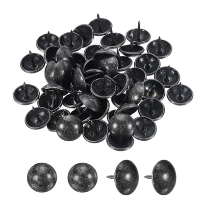 Carbon Steel Upholstery Tacks 5/8" x5/8" 50 Pcs Black Pearl - color: Black Pearl, size: 5/8" x 5/8"