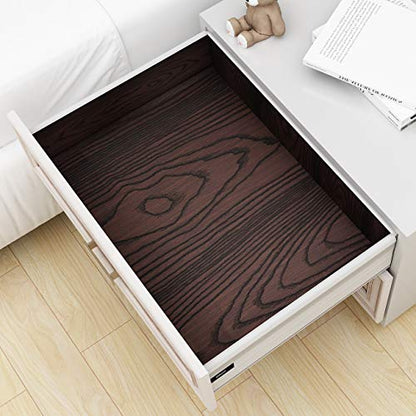 Livelynine 36 X197 Inch Black Brown Peel and Stick Countertops Wood Contact Paper Waterproof Kitchen Vinyl Wrap for Table Desk Cabinet Renter Friendly Countertop Cover Self Adhesive Counter Top Covers - color: Brown Wood, size: 36" x 197"