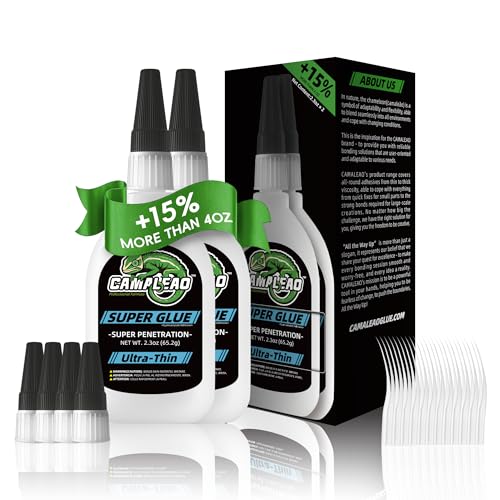 Ultra-Thin Super Glue Liquid Kit 4.6 oz for Plastic Metal Glass - size: 4 oz., style: ULTRA-THIN VISCOSITY