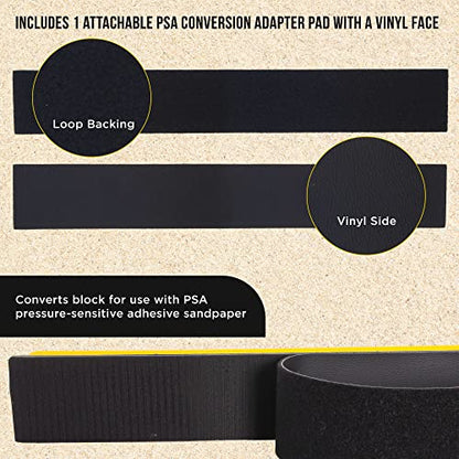 Dura-Gold 16" K-Block Sander Firm & Flex Longboard Hand Sanding Block Pad - size: 16-inch
