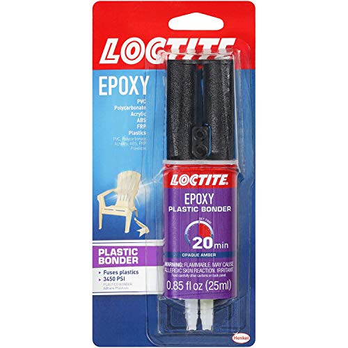 Loctite Plastic Bonder, 0.85 fl oz, Syringe 8 Pack - size: 8 Pack