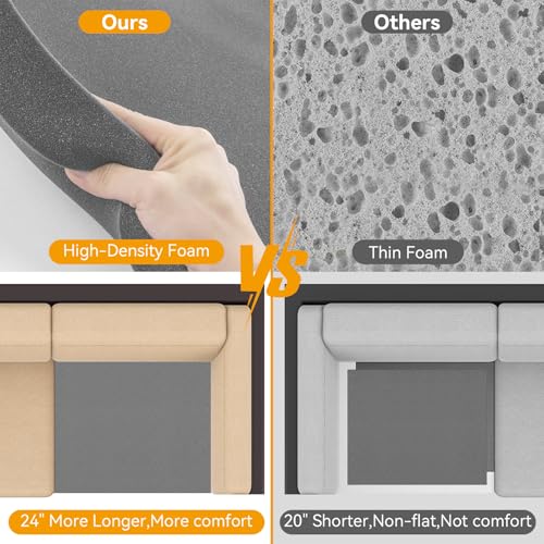 24" x 20" Couch Cushion Support for Sagging Sofa Cushion - size: 3PCS