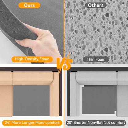 24" x 20" Couch Cushion Support for Sagging Sofa Cushion - size: 3PCS