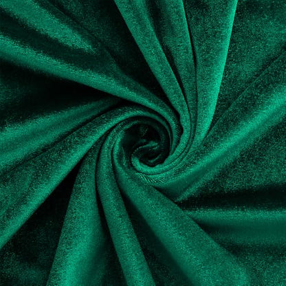 Hunter Green Velvet Fabric by The Yard, 5 Yards, 60" Wide - color: Hunter Green, size: 5 yard pre cut