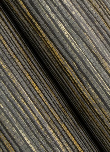 RoomMates Dimensional Grasscloth Peel and Stick Wallpaper - color: Charcoal