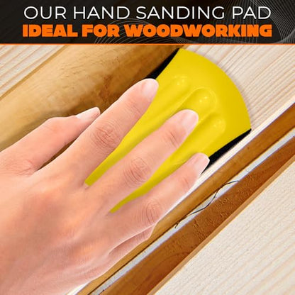 Mouse Sanding Blocks 2 Pcs, Hand Sander for Wood, Auto Body, Crafts