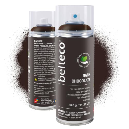 Dark Chocolate Spray Paint | Water-based Brown Spray Paint - color: Dark Chocolate, size: 11.29 Ounce (Pack of 1)