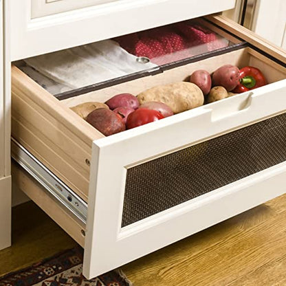 Gobrico 10 Pairs 20-Inch Rear/Side Mount Soft Close Drawer Slides with Brackets, Full Extension 3-Fold Drawer Glides, Ball Bearing Heavy Duty Cabinet Dresser Slides and Glides - size: 20 Inch