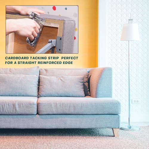 1/2" Upholstery Tack Strip, 72 Yards Longer Upholstery Cardboard Tacking Strip, Hard Upholstery Sofa Making Strips for Furniture Sofa Chair & Couch Edges Repair - size: 72 yard x 1/2 Inch