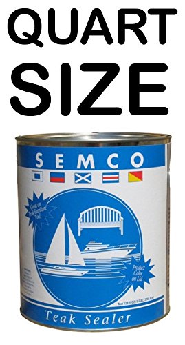 Semco Teak Wood Clear Tone Finish Sealant Protector Sealer (Quart)