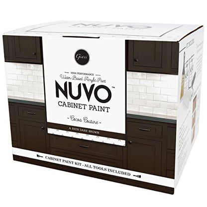 Giani Nuvo All-In-One Cabinet Paint Kit (Cocoa Couture) - color: Cocoa Couture, style: Full Sized Kit