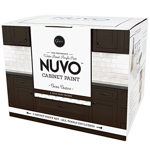 Giani Nuvo All-In-One Cabinet Paint Kit (Cocoa Couture) - color: Cocoa Couture, style: Full Sized Kit