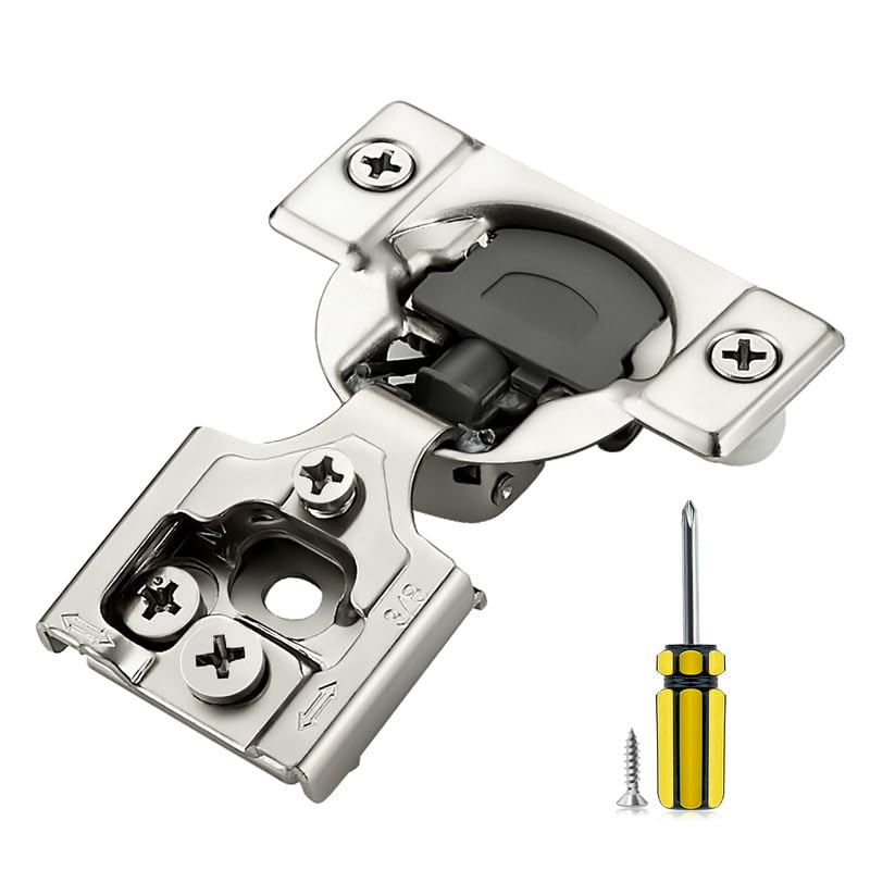 Ravinte 3/8 Inch Overlay Soft Close Hinge Kitchen Cabinet Hinges 2 Pack - size: 3/8 inch Overlay