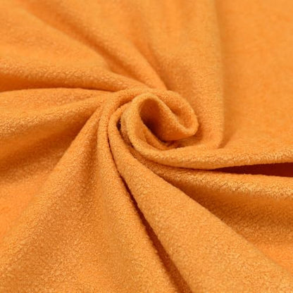 Surf turtle Orange Short Pile Thick Upholstery Fabric, 60" Wide, 1 Yard - color: Orange