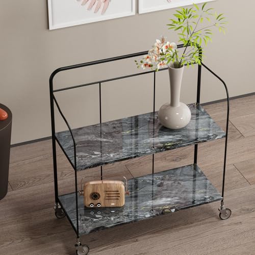 Dark Gray Gold Marble Peel and Stick Countertops Contact Paper 23.6"x118" Glossy Waterproof Marble Granite Wallpaper for Kitchen Table Cabinet Self Adhesive Removable Bathroom Wall Covering - color: Glossy Dark Grey, size: 23.6" x 118"