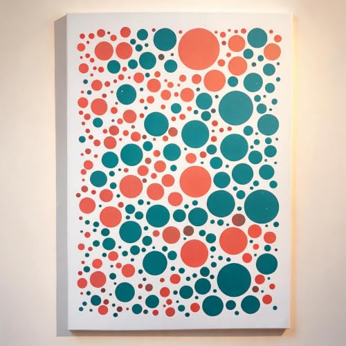 TIAMECH A4 Reusable Polka Dot Stencil for Painting - style: Polka Dot
