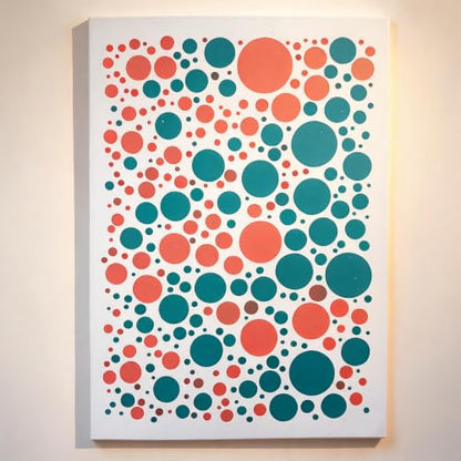 TIAMECH A4 Reusable Polka Dot Stencil for Painting - style: Polka Dot