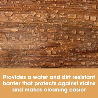 Furniture Clinic Danish Oil for Wood - Premium Finishing Oil to Enhance The Natural Beauty of Oak, Pine & Wooden Worktop Surfaces - Seal & Protect for a Satin Finish - 169 fl oz - size: 169 fl oz