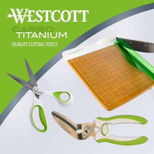 Westcott 16963 Pen-Style Retractable CarboTitanium Bonded Hobby Knife, Silver