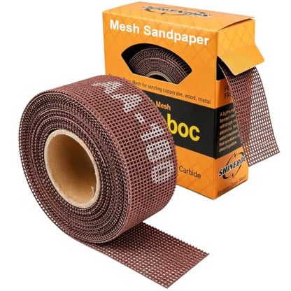 180 Grit Emery Cloth Roll for Copper Pipe Sanding 1-1/2 Inch - color: 180Grit 11 Yard