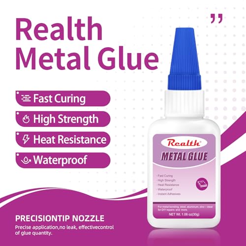 Super Glue for Metal 30g 2 Pack Clear Fast Drying - size: 60g, style: Metal Glue