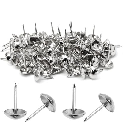 Silver Antique Upholstery Tacks, 200Pcs - color: Silver