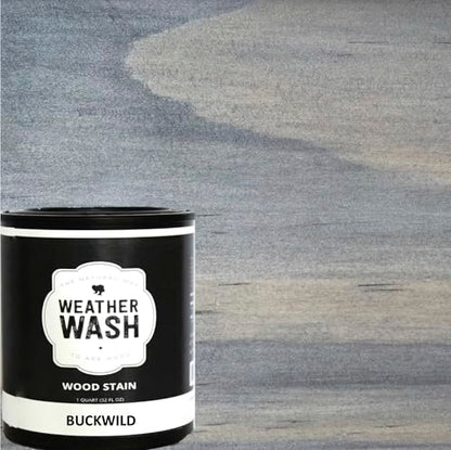 Weather Wash: Buckwild Aging Wood Stain (Quart)