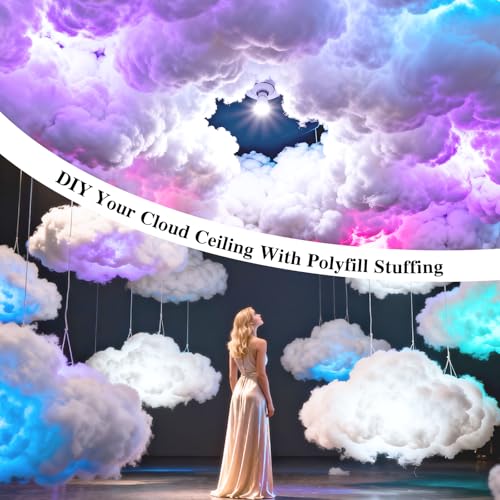 5lb Soft Polyfill Stuffing, Fluffy Pillow Stuffing for Couch Cushion,Pillow