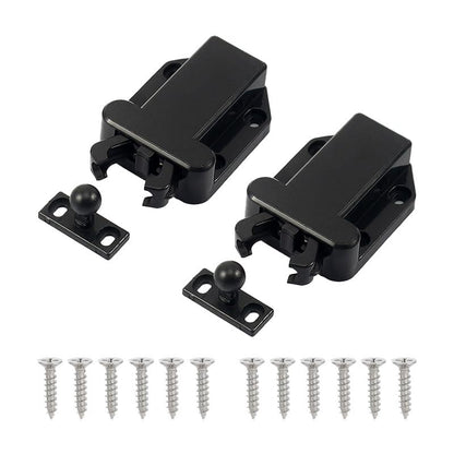 Touch Release Catch Latch, 2 Pcs，Push Open Snap Lock Buckle