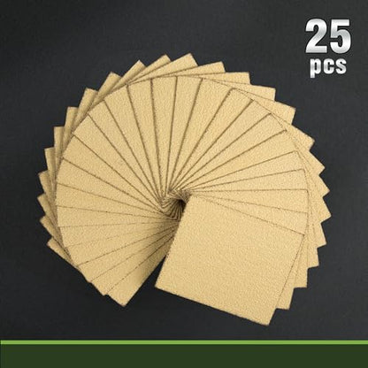 1/4 Sheet Sandpaper 4.5"x5.5" 25PCS 40 Grit Palm Sander Sheets for Woodworking, Automotive & Metal - style: 40grit