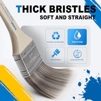 KATA Cabinet Painting Kit with 36PC Painter Pyramids, 5PC Brushes and Tray - color: Painting Tool Kit