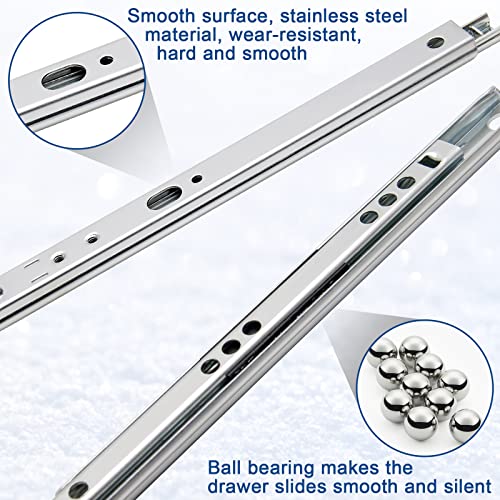8.4 Inch Drawer Slides, 0.7" Wide, Pack of 2 - color: Style 1, size: 8.4" - 2PCS